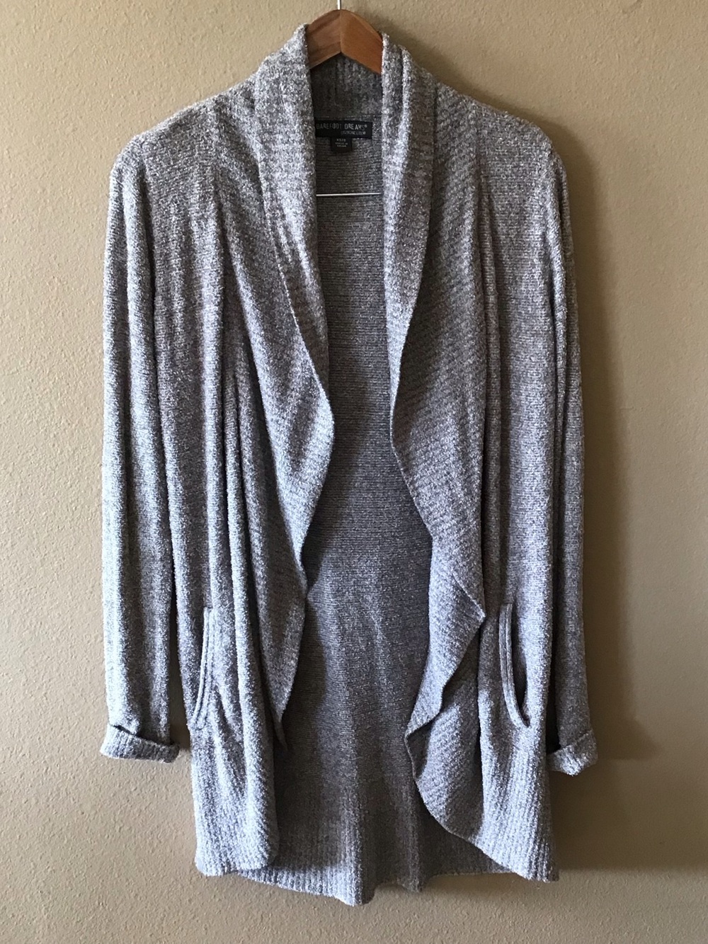 Barefoot Dreams Waterfall Cozychic Lite Open Cardigan XS